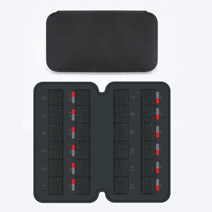 24-Slot Game TF Card Holder Storage Bag Case Cartridge Organizer for Steam Deck