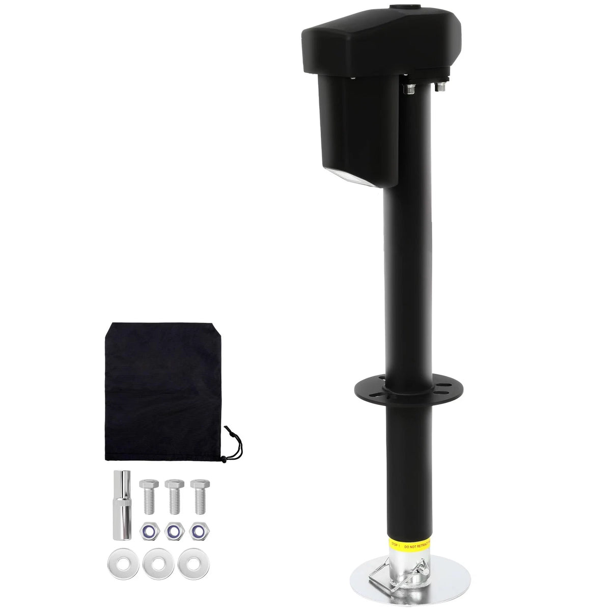 12V Electric Tongue Jack 4000lb A-Frame 4000 lbs, Black