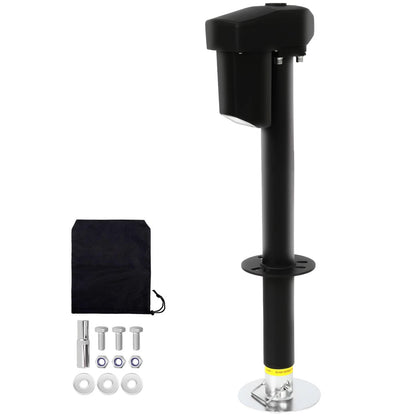 12V Electric Tongue Jack 4000lb A-Frame 4000 lbs, Black