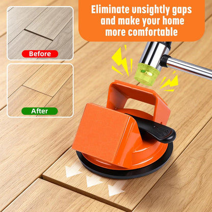 WorWav Floor Gap Fixer Tool, Fix Laminate, Vinyl, Hardwood Gaps in Orange
