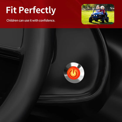 RVBOATPAT 12V Key Start Power Switch for Children Car