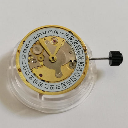 3 Hands Golden Automatic Mechanical Movement Repairing Parts For 2824 Watch
