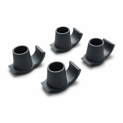 4 Pack Durable Nylon Walker Ski Glides Universal Sliders for Folding Walkers