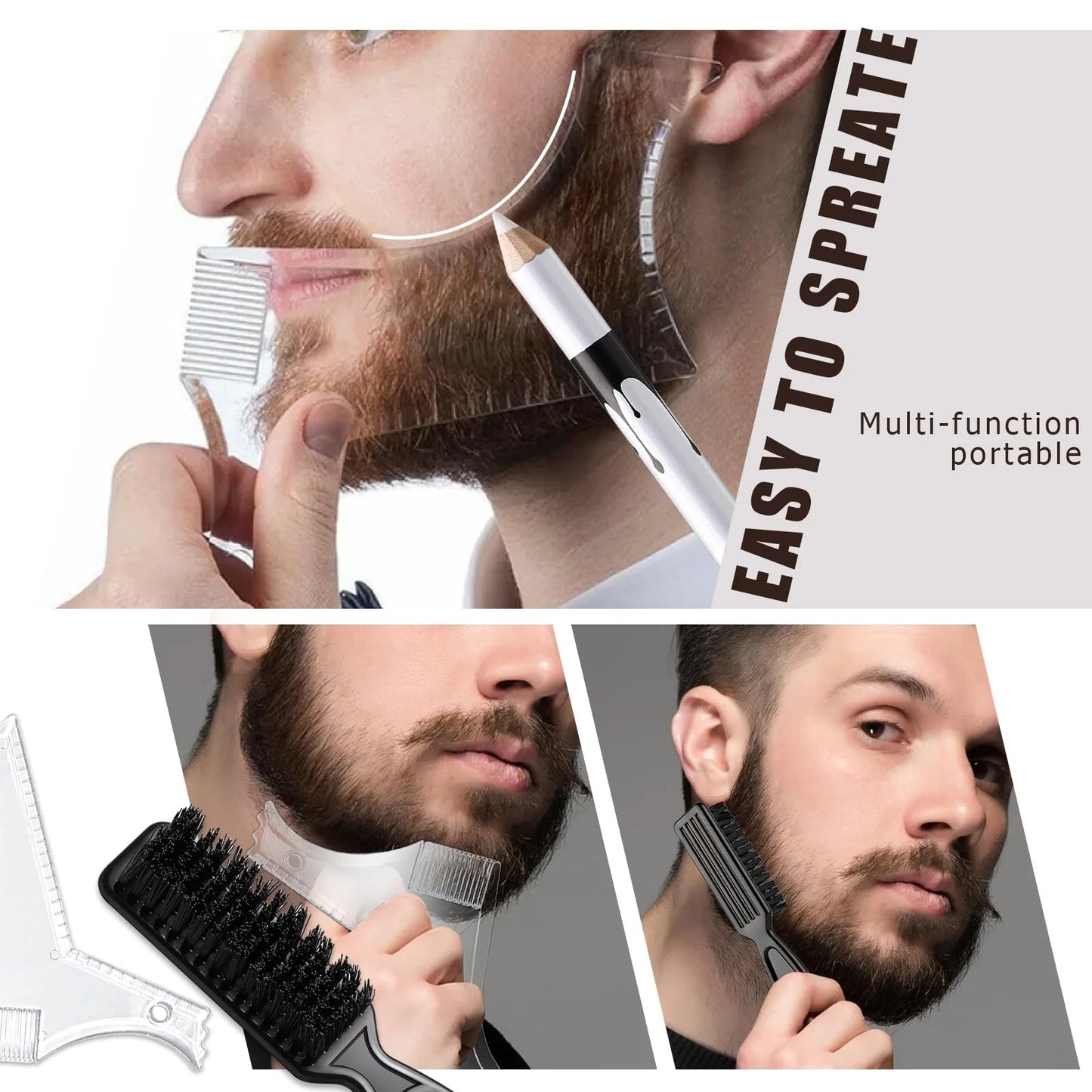 Noerrors White Barber Pencil for Lineup Magic Standard Size,