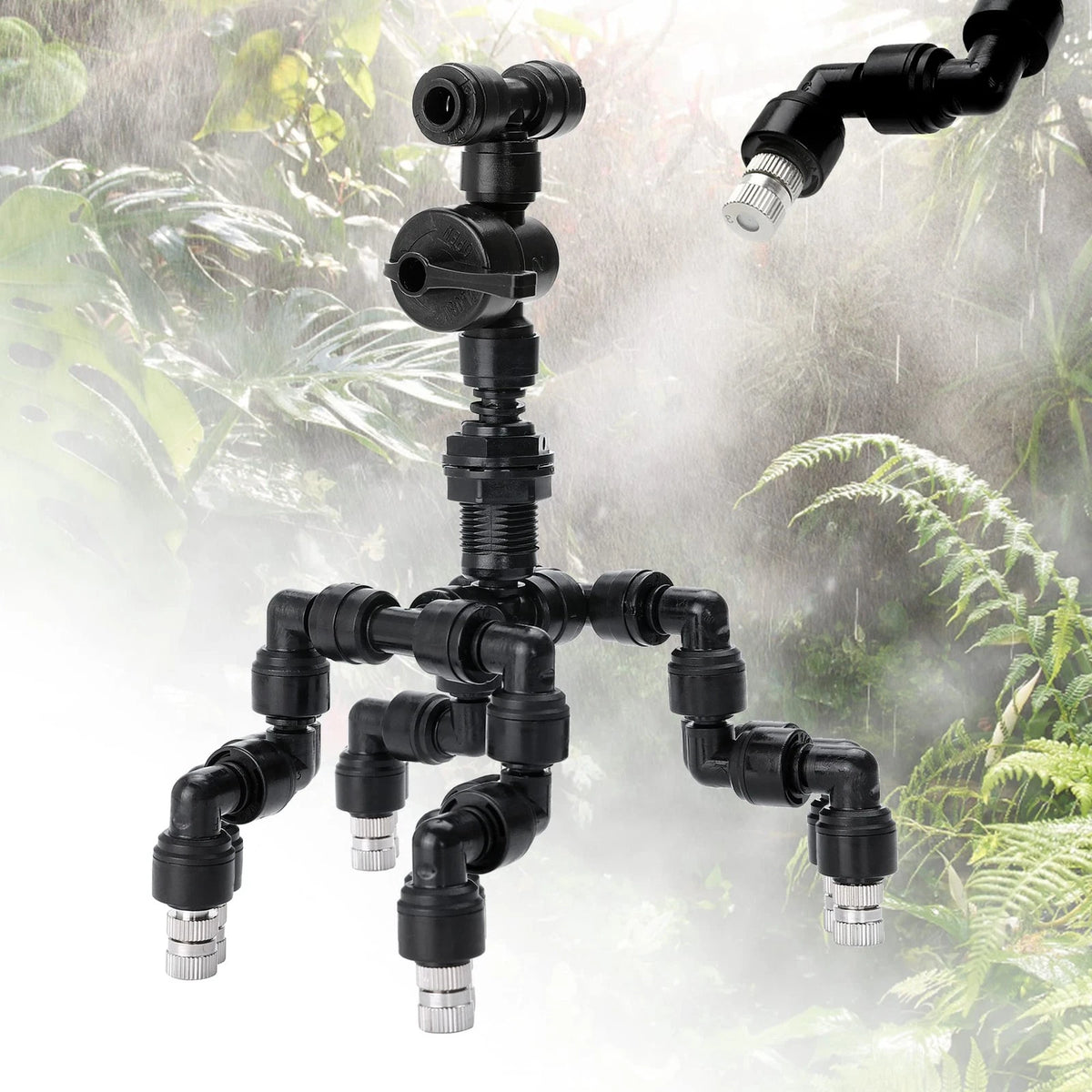 4 Pcs Reptile Mister Nozzle Terrarium Fogger Small, 4 Nozzles Set