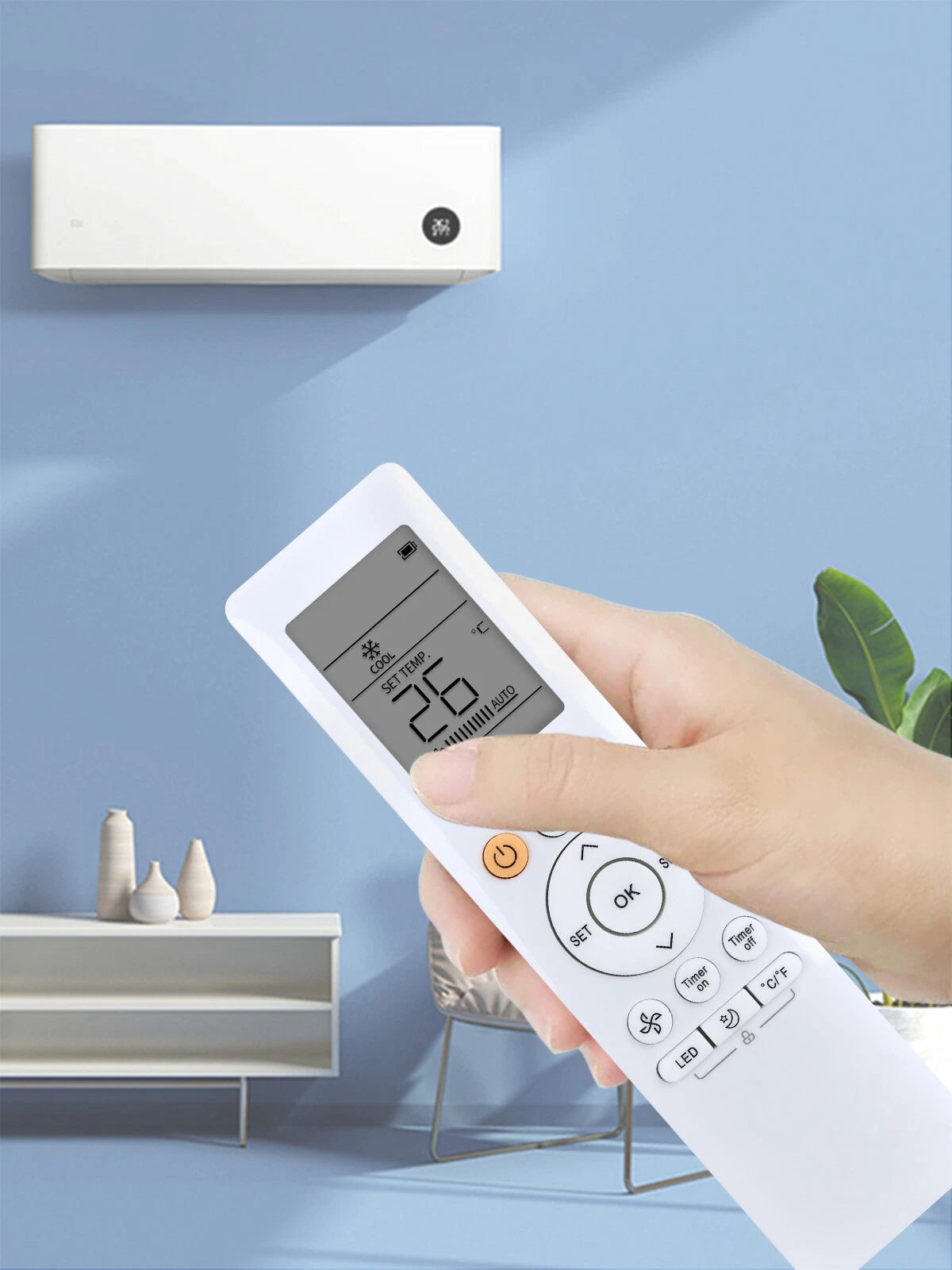 Remote Control For Midea Air Conditioner MAP14S1TBL MAP14HS1TBL MAP12S1TBL