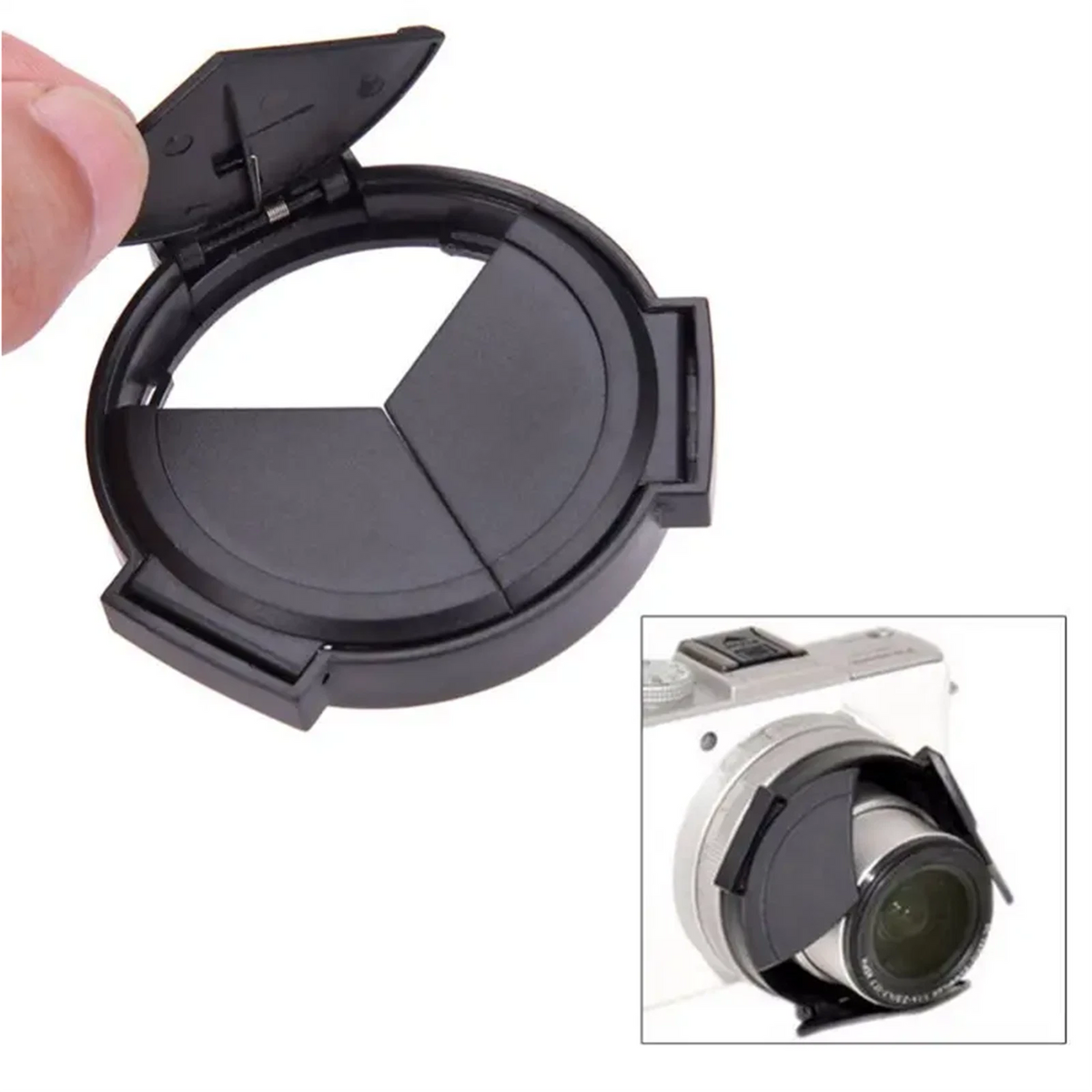 Auto Retractable Lens Cap Self Open & Close Cover For Panasonic DMC-LX7 Accs