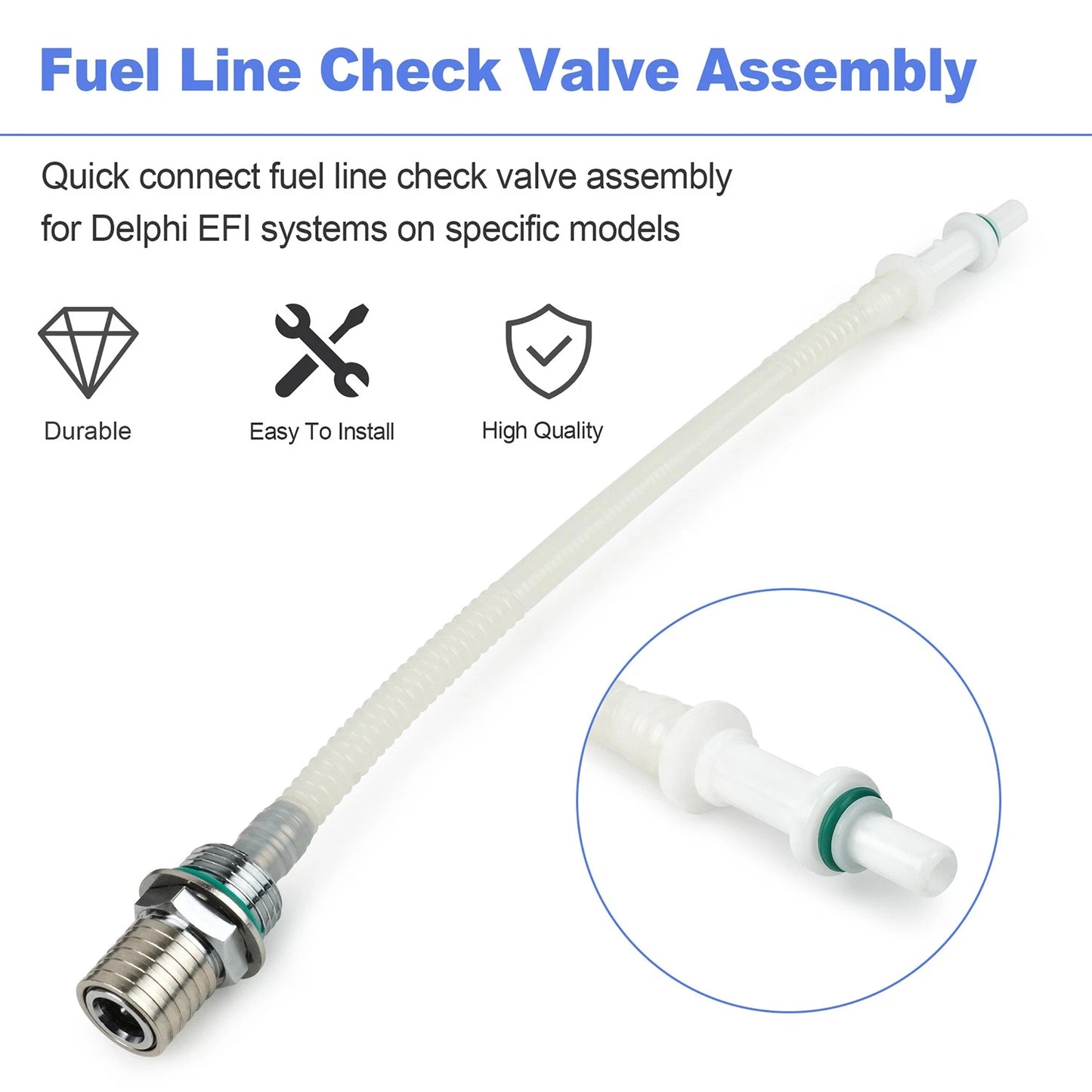 Fuel Line Check Valve For Harley Dyna 2004-2017 62194-04B 62194-04D