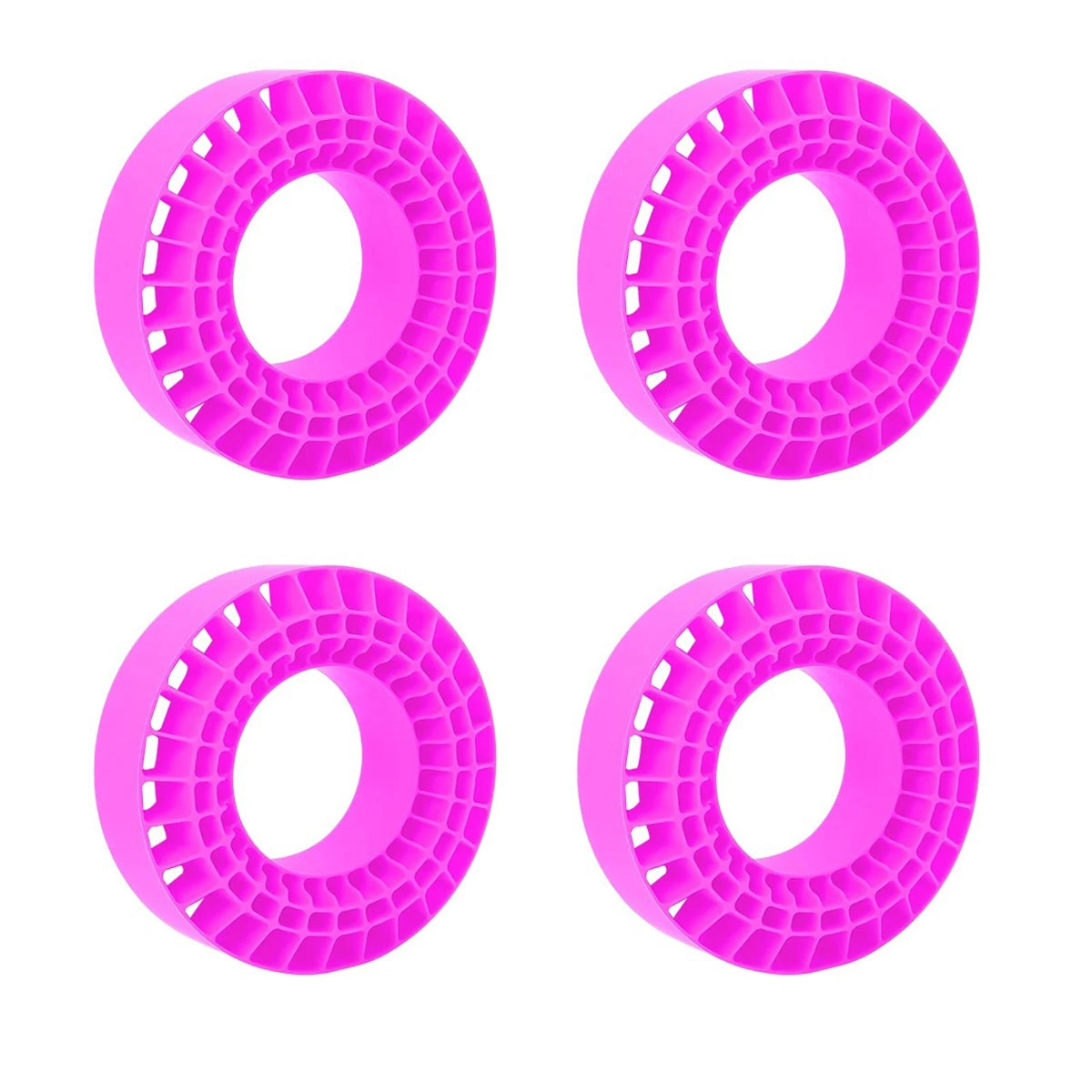 Silicone Rubber Tires Inserts for 1/10 RC Car 110-115mm 1.9" Tires 4pcs Purple z