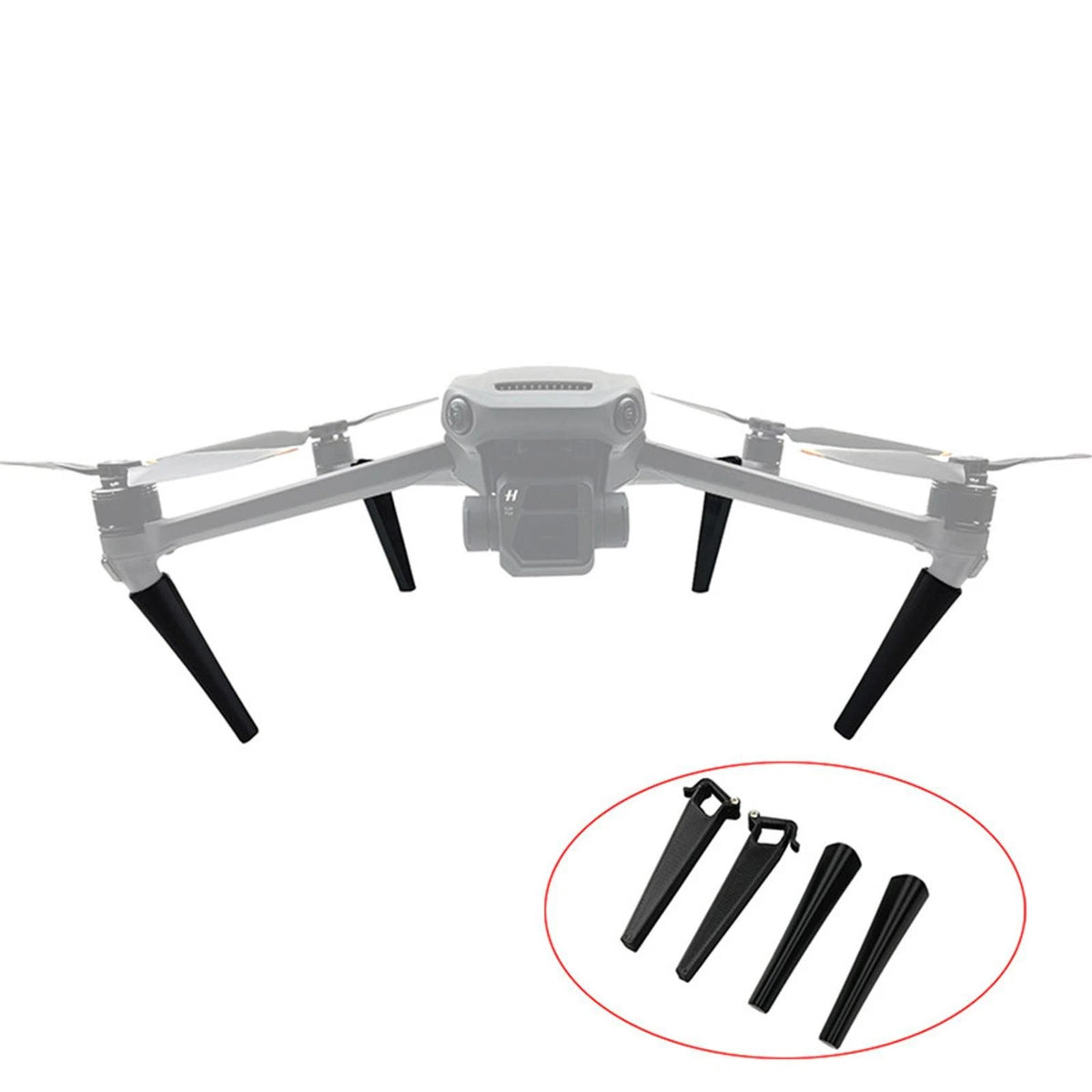 4Pack Landing Gear 5cm Heightened Extension Protecter Legs for DJI Mavic 3 Drone