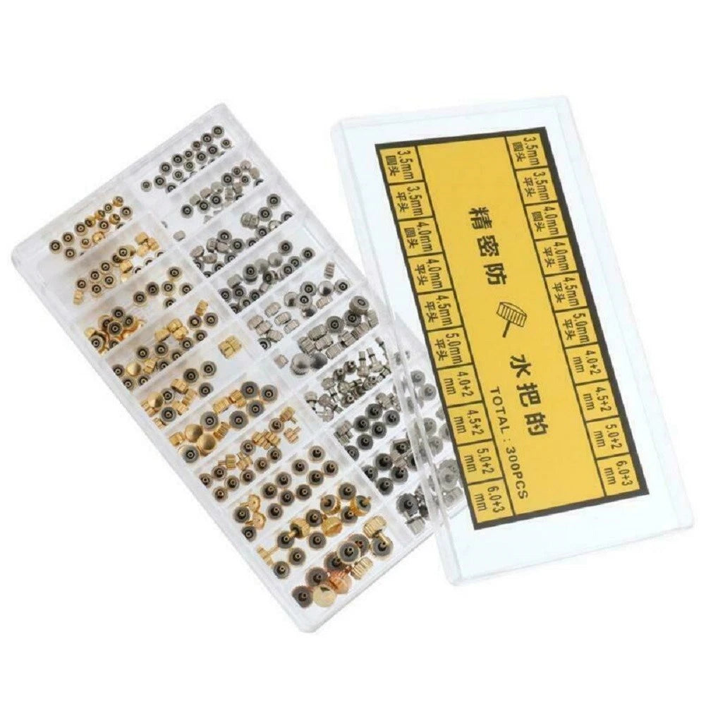 Multi Sizes Copper Quartz Watch Stem Crown Repair  Assortment Watchmaker Tool D