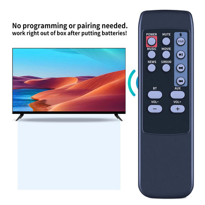 Remote Control For Nakamichi NK1B Soundbar Home Theatre System