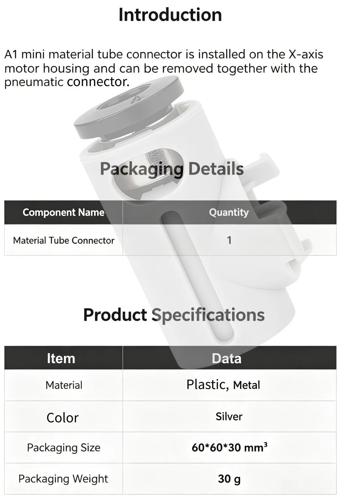 TANGBOLIBO AMS Lite Filament Hub Kit For Bambu Lab A1 & Mini 3D Printers...