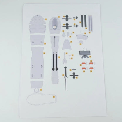 1/32 MQ-9 Reaper UAV Plane Paper Model Military Aircraft Unassembled Gift/Decor