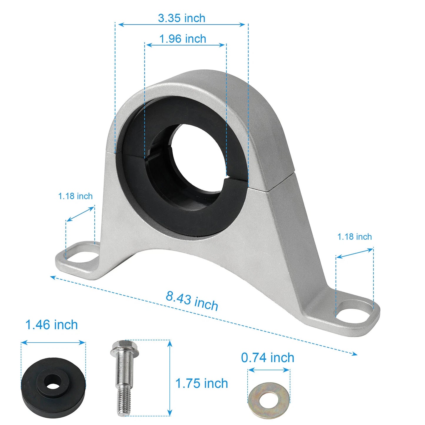 Driveshaft Center Bearing Support Carrier Upgrade for 2005-2014 Dodge Charger