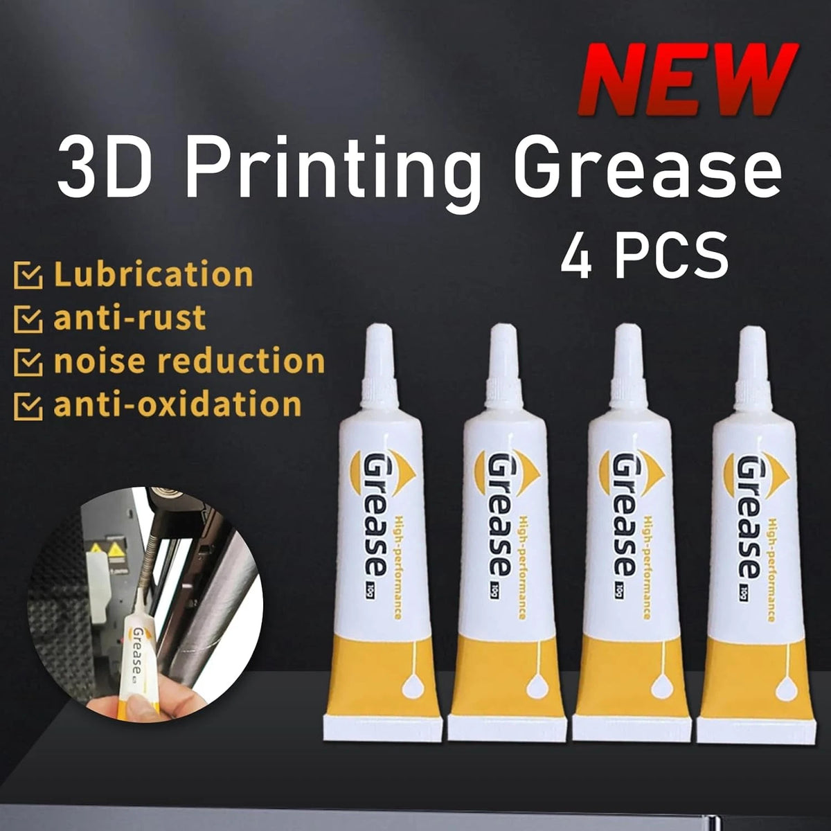 3D Printer Parts Gear Grease Lubricant Guide Rail Optical Axis...