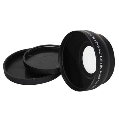 52MM 0.45x Wide Angle Lens + Macro Lens for 52mm DSLR and digital camera F