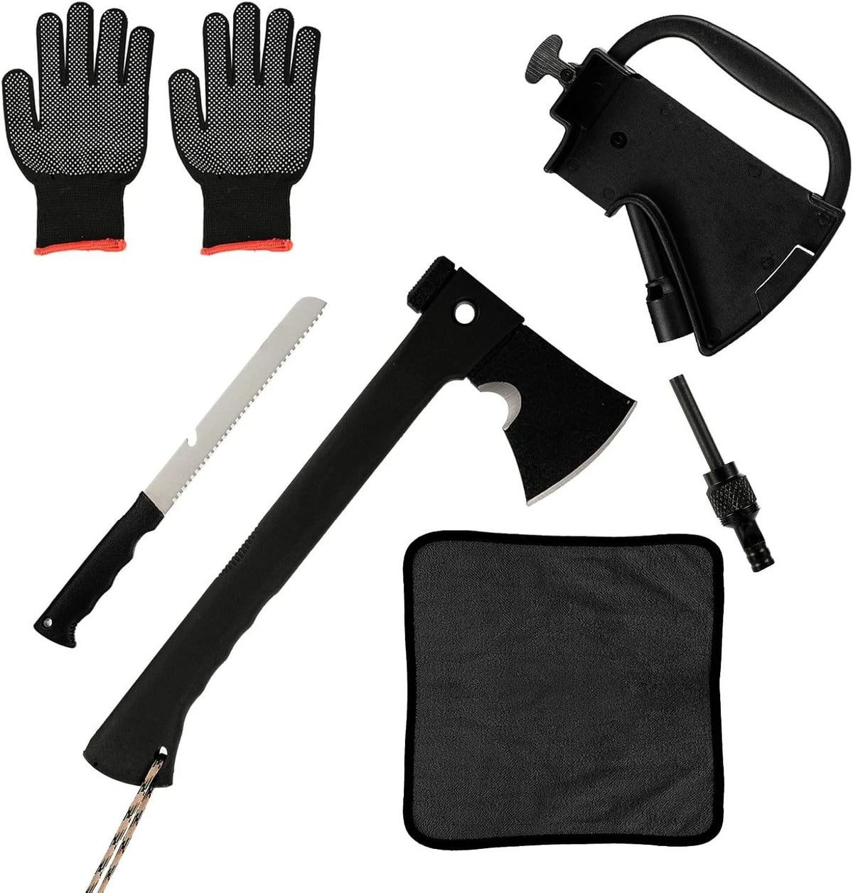 Outdoor Camping Hatchet Axe, Tactical Axe And Hammer, Small Set