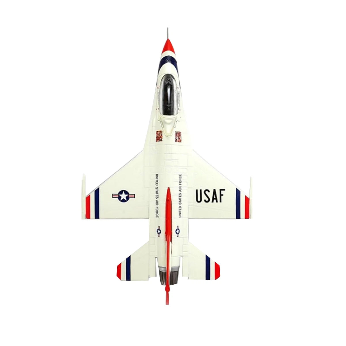 1/100 F-16 Fighting Falcon Thunderbirds Alloy Model 15.5cm Desk Top Gift
