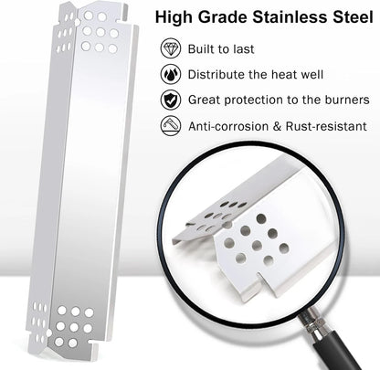 Criditpid Grill Replacement Parts for Drip Pan,Heat Tent,Burner & Ignitor