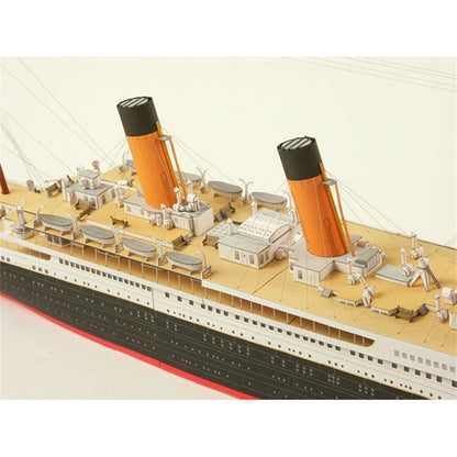 1:400 Unassembled Memorial British Titanic Cruise Paper Model Ship Model Display