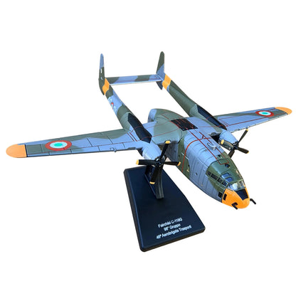 C-119G Flying Boxcar Transport Replica 1:200 Scale US Fairchild Model Stand