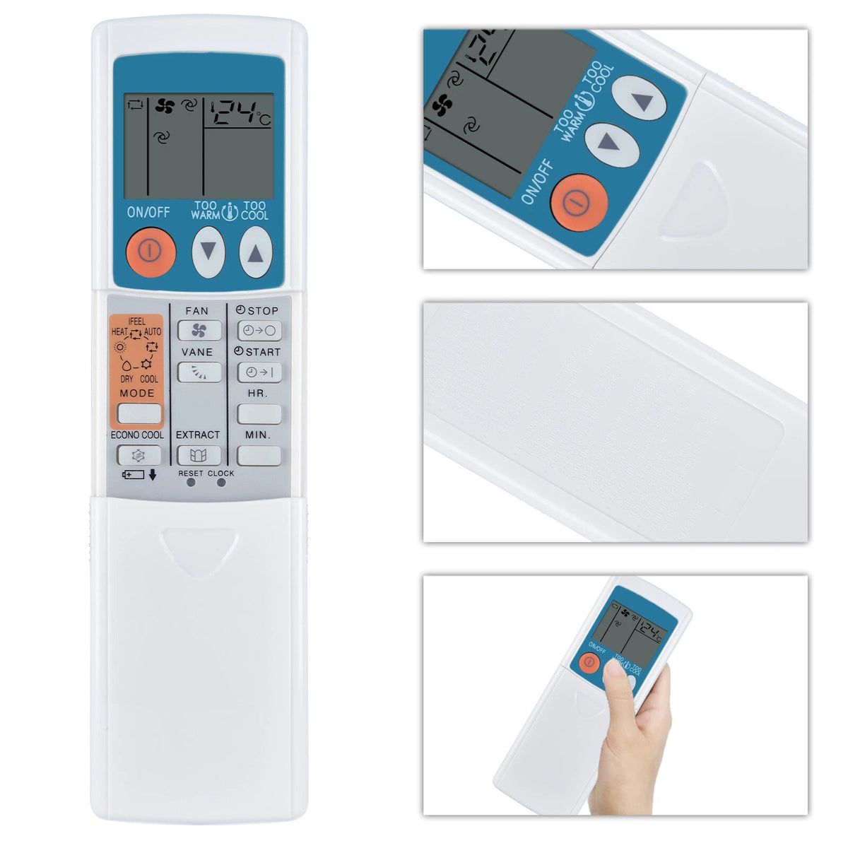 Remote Control For Mitsubishi Air Conditioning MSZ-A09YV MSZ-A18YV KM04F