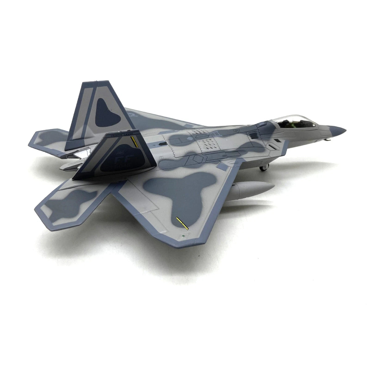 Retro 1/100 US F22 Raptor Stealth Fighter Alloy Jet Aircraft Model Military