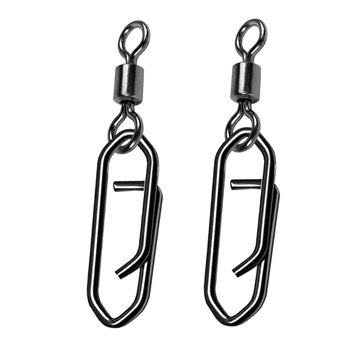 Atibin High Strength Fishing Clips Swivel Freshwater Size 7+S (26lb) 50 pcs