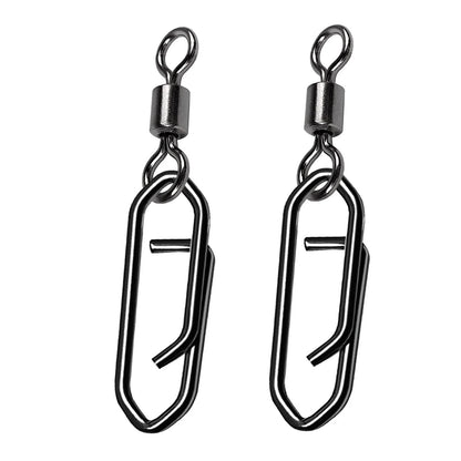 Atibin High Strength Fishing Clips Swivel Freshwater Size 7+S (26lb) 50 pcs