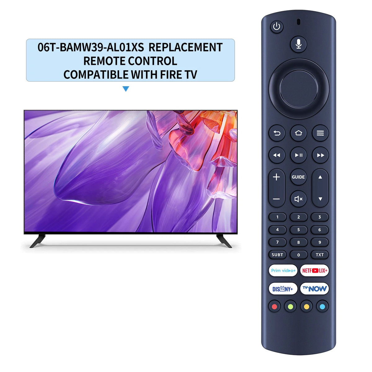 Voice For OK. Fire TV Remote Control 06T-BAMW39-AL01XS
