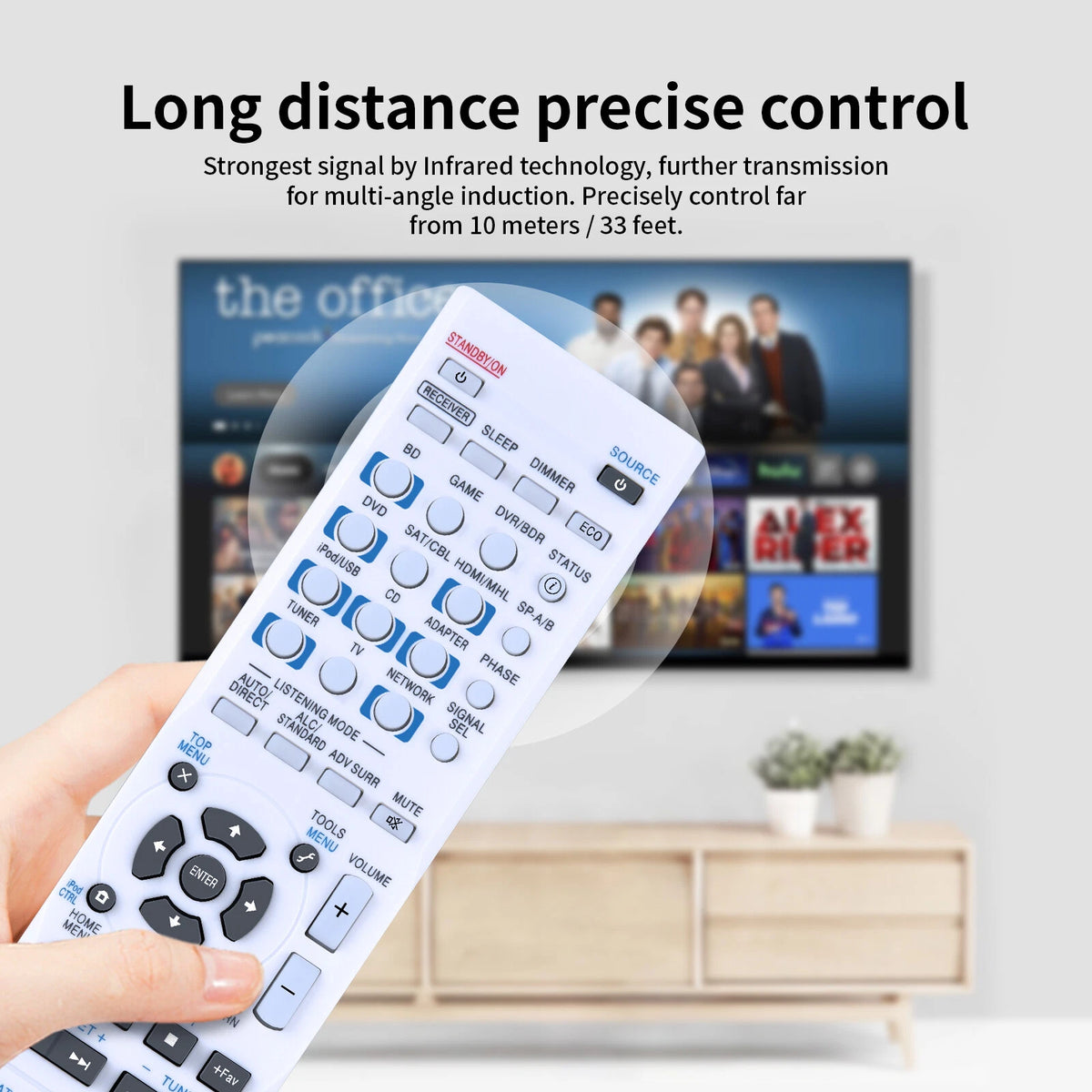 AXD7736 Remote Control For Pioneer AV Receiver VSX-S310-K VSX-S501 VSX-S510-S