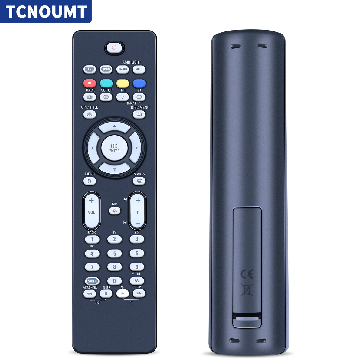 For Philips SRP5002/10 2-in-1 Universal Remote Control for TV/DVD