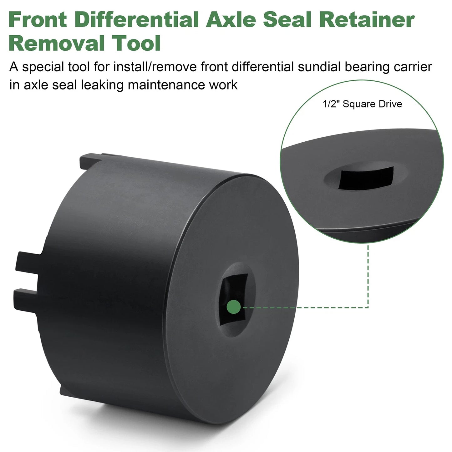 Sundial Bearing Carrier Retainer Removal Socket Tool For Subaru WRX STI