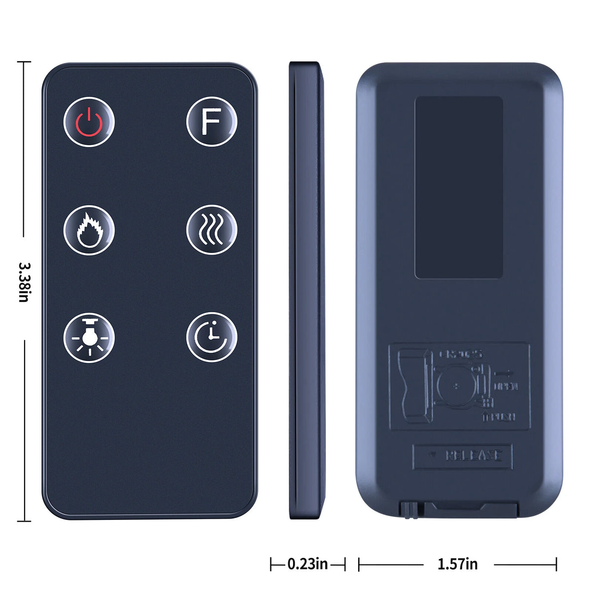Replacement Remote Control For Amerlife Fireplace TV Stand Entertainment Center