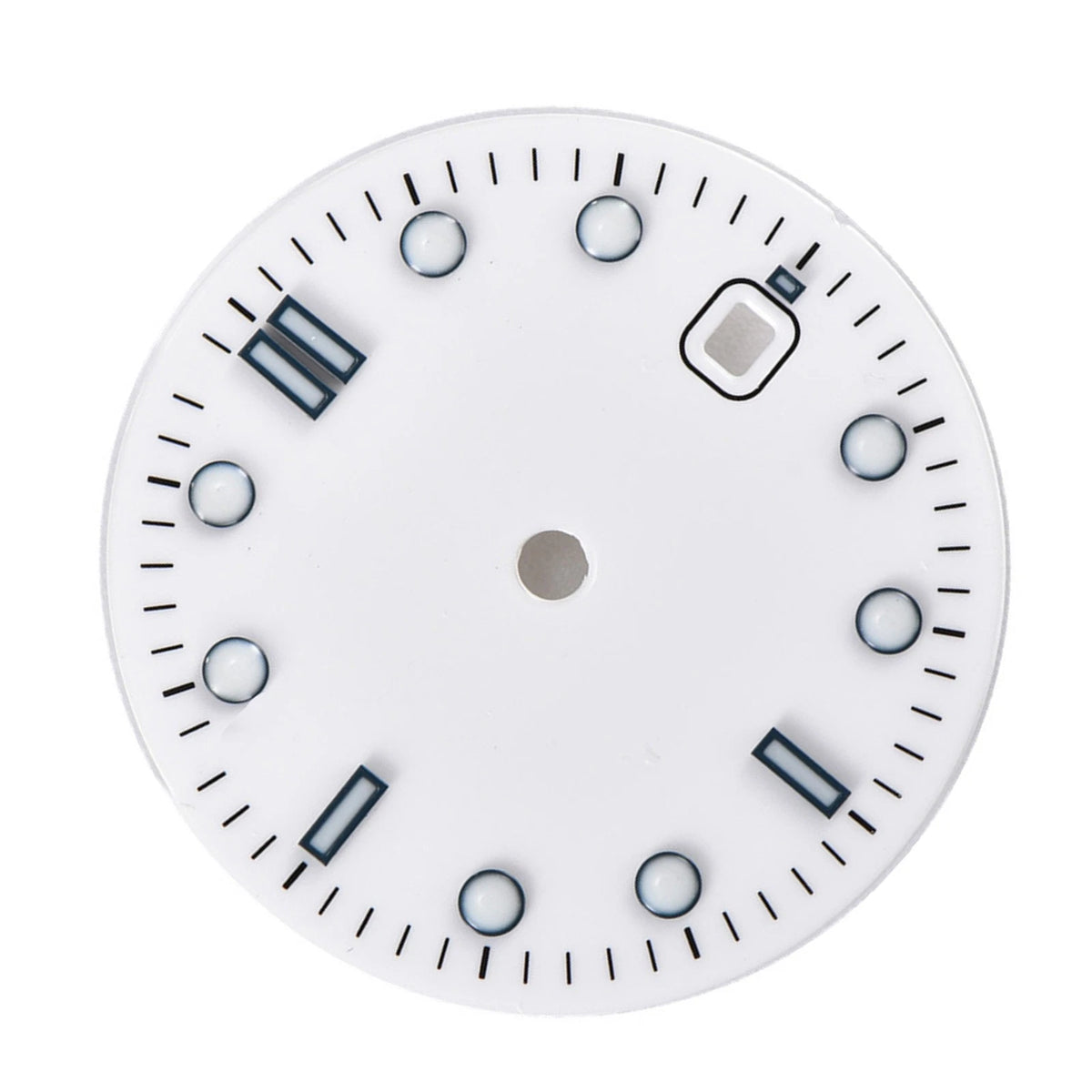 White Watch Dial Parts Wih Luminous For ETA 2836/2824 Mingzhu DG2813 Movement E