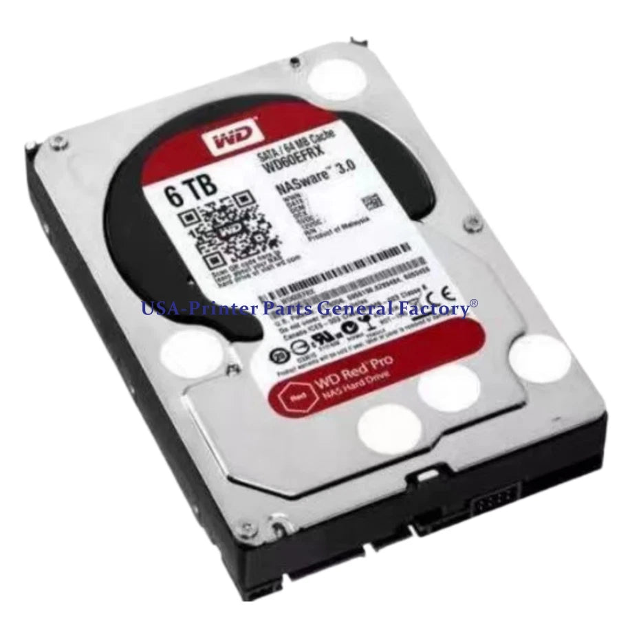 Fits For WD60EFRX WD Red 3.5" 6TB NAS ware 3.0 68L0BN1 68MYMN1 SATA 64MB HDD