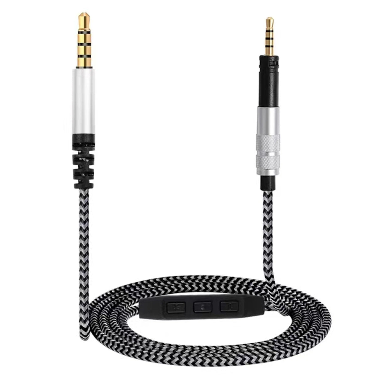 Headphone Replacement Cable with Remote Mic For Sennheiser HD598 HD558 HD518 D