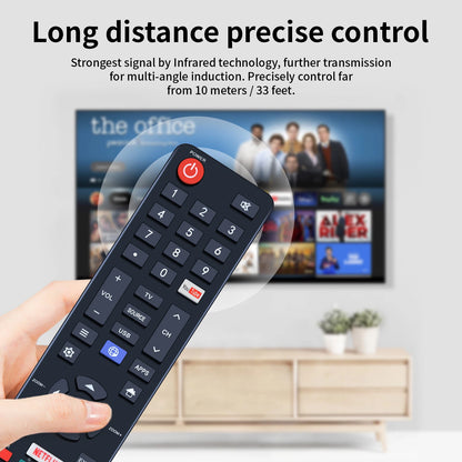 RC320 Remote Control For JVC Smart TV 43D1680 49A6000 50D1200 55A6000