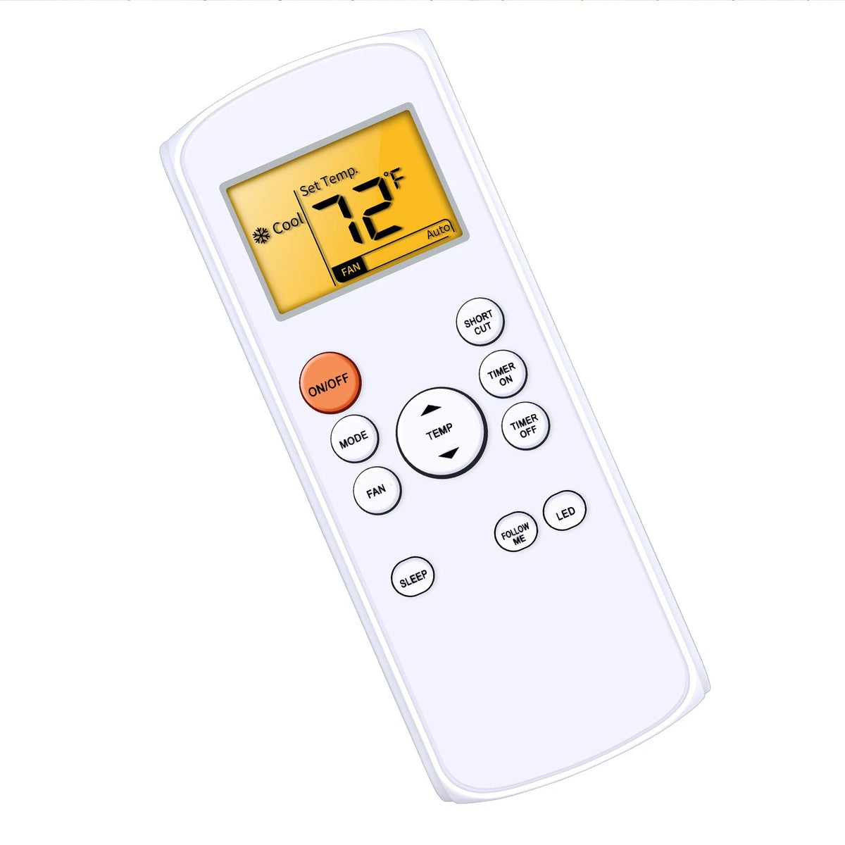 RG57H3(B)/BGCEFU1M Replacement Remote Control For Pelonis Air Conditioner