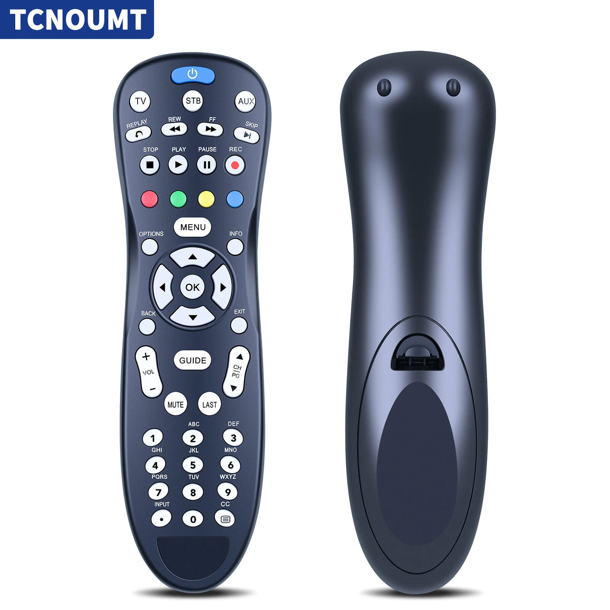Universal Remote Control For Entone RC45P-T2 Set Top Box Black