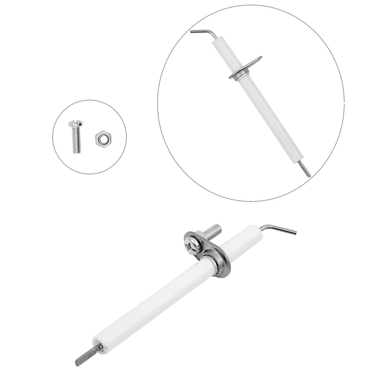 IG31B 5pcs Ignitor Wire Kit for Members Mark, Stainless steel and White