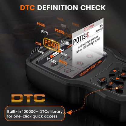 ANCEL AD530 OBD2 Scanner-Upgraded AD310, Car Code Reader for AD530, Black