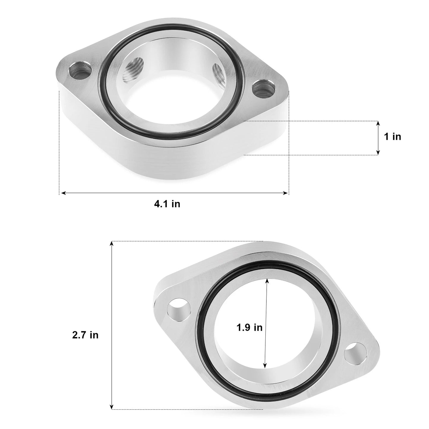 Water Neck Spacer Compatible with Brodix HV Series Intake