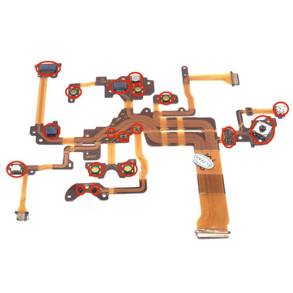 Enhanced durability Top Cover Mode Dial Turntable Flex Cable For Sony Camera
