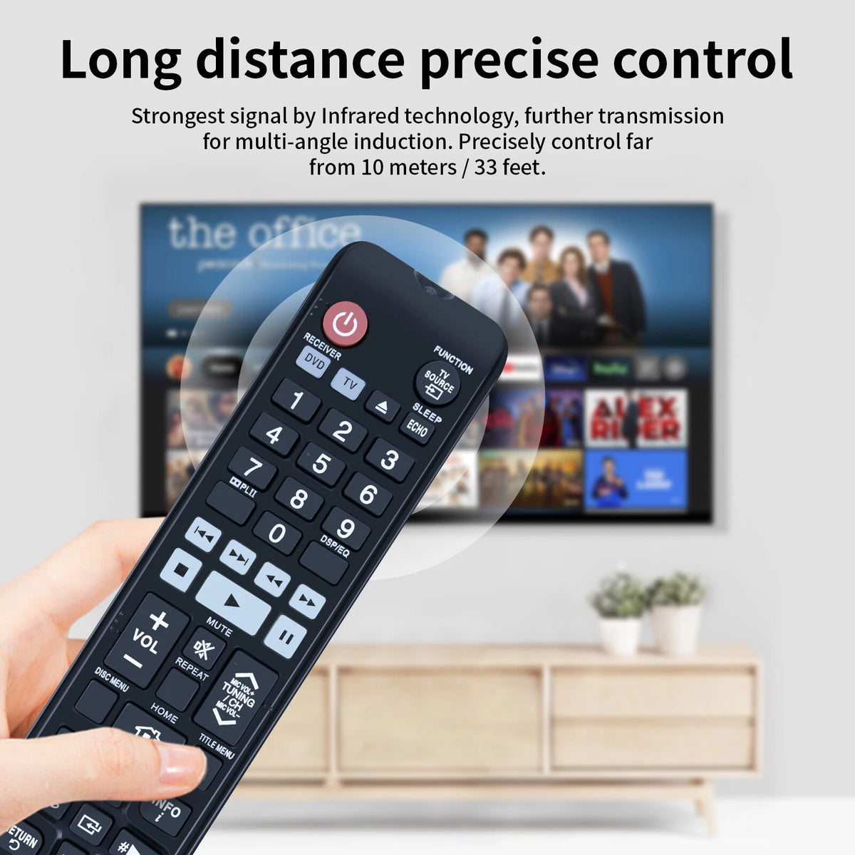 AH59-02418A Remote Control For Samsung Home Audio HT-E450K HT-E453K HT-E445K