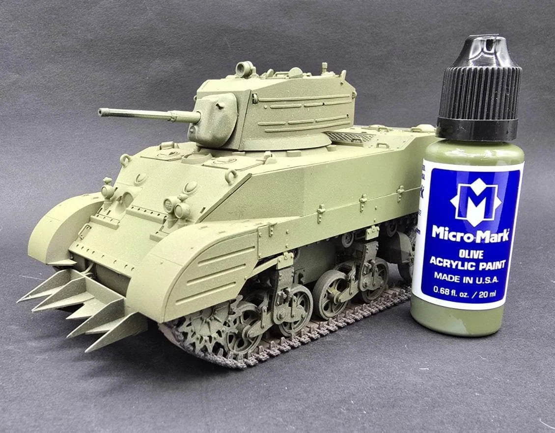 Micro-Mark Basic Color Model Paint Set - 0.68 Fl Oz (Pack of 1), Multicolor