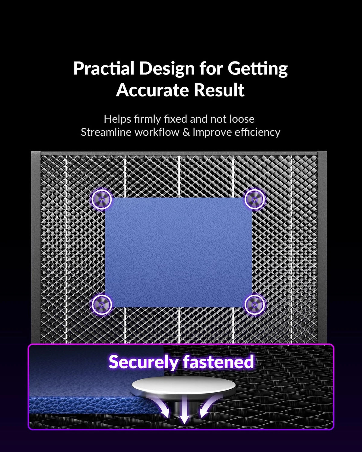 Honeycomb Laser Bed Accessory for WeCreat Vision Pro