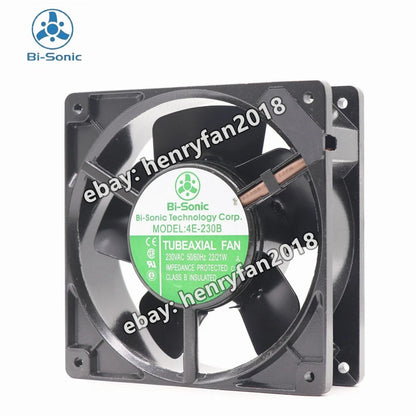 Bi-sonic 4E-230B Axial Fan 230V 22/21W 120*120*38MM All-Metal Cooling Fan