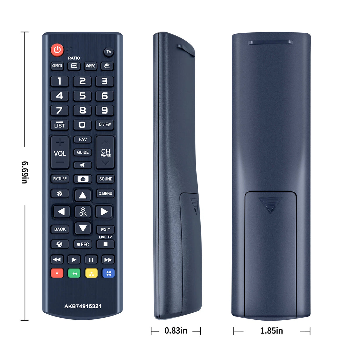 AKB74915321 Remote Control For LG TV 49LH5700 43LH5100 32LJ520B 43LJ5100
